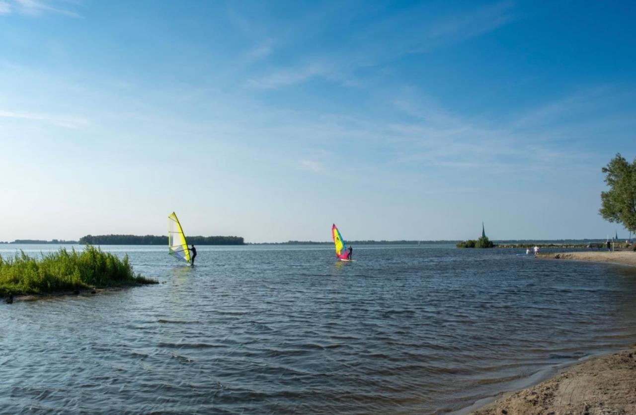 Luxus Cube Meerblick Veluwemeer Am Strand In Erster Reihe Hulshorst Екстер'єр фото