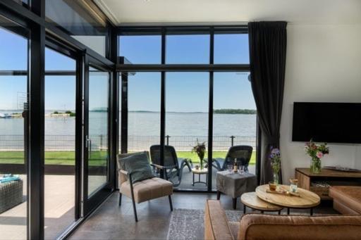 Luxus Cube Meerblick Veluwemeer Am Strand In Erster Reihe Hulshorst Екстер'єр фото