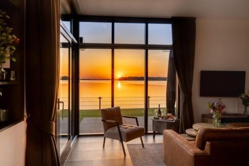 Luxus Cube Meerblick Veluwemeer Am Strand In Erster Reihe Hulshorst Екстер'єр фото
